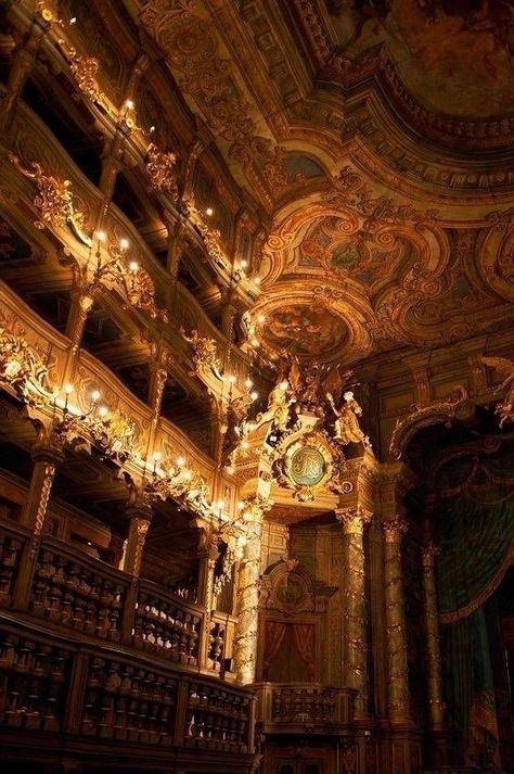 A Night At The Opera, Baroque Architecture, Beautiful Architecture, Beautiful Buildings, Pretty Places, Eiffel Tower Inside, Rococo, Art And Architecture, Architecture Art