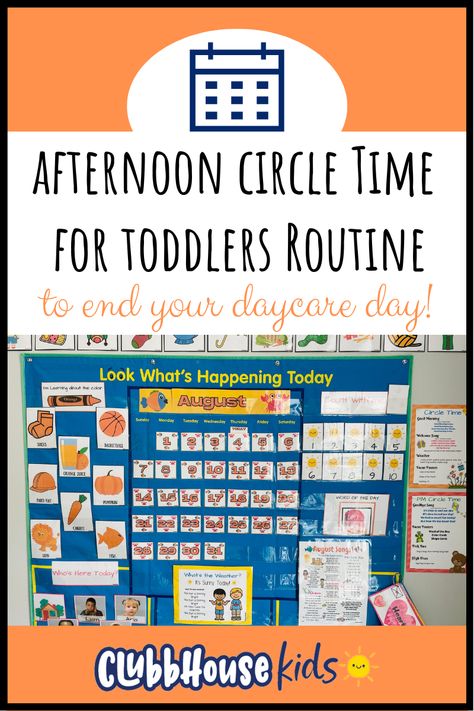 Circle Time For Toddlers, Toddler Circle Time, Daycare Organization, Toddler Routine, Circle Time Songs, Starting A Daycare, Daycare Forms, Childcare Business, Time Lessons