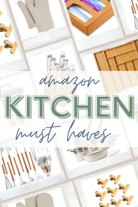 Amazon Kitchen Products, Amazon Kitchen Must Haves, Neutral Kitchen, Aesthetic Kitchen, Kitchen Must Haves, Pinterest Aesthetic, Amazon Kitchen, Your Picture, Kitchen Products