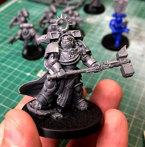 Marneus Calgar Conversion, Primaris Conversion, Marneus Calgar, Warhammer Marine, Dark Angels 40k, Tau Warhammer, 40k Conversions, Warhammer Figures, Rogue Traders