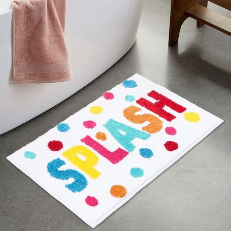 Floor Tub, Cute Bath Mats, Funny Bathroom Decor, Bathroom Tub, Bathroom Carpet, Tub Shower, Kids Bath, Bathroom Humor, Bath Linens