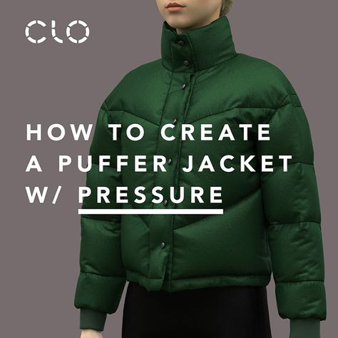 How to Create a Puffer Jacket w/ the Pressure Function ⛄⛄⛄ – How can we help you? Hood Pattern, Mens Puffer Jacket, Photoshop Tutorial Design, Diy Clothes Design, Cropped Puffer Jacket, Jacket Pattern Sewing, Puff Jacket, 3d Fashion, Marvelous Designer