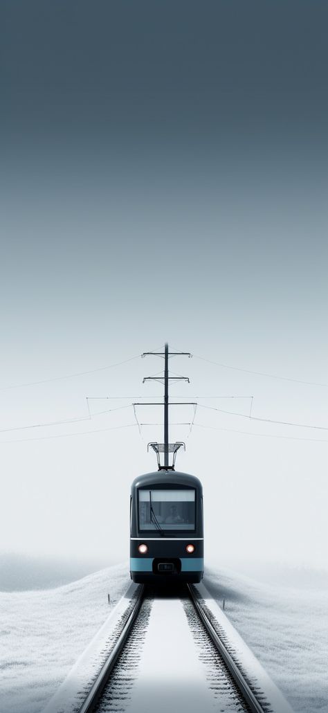 Train Aesthetic Wallpaper, Minimalist City Wallpaper, Train Wallpaper Iphone, Anime Train Wallpaper, Train Station Wallpaper, Really Cool Backgrounds, Iphone Wallpaper Planets, Minimalist Wallpaper Phone, Minimal Wallpaper