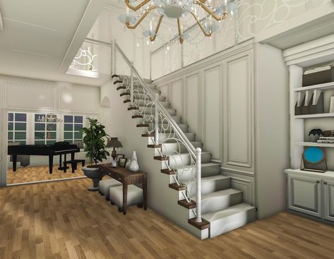 Parisian Foyer🪴🤍 Value : +/- 1M Gamepass used : Transform plus, Advanced placement, Multiple Floor Color Wheel : - Credits decals & inspo @lunarzia and @egwynox DM me for a build! I accept paypal🫧 #bloxburg #bloxburghouse #bloxburgparisproject #bloxburgparisian #bloxburgparis #bloxburgbuilds #bloxburgbuild #bloxburghouse #bloxburghouses #bloxburghome #bloxburgroblox #roblox #bloxburgbeta #bloxburgideas #bloxburgcommissions #bloxburgcommision #bloxburgspeedbuild #bloxburgyoutuber #bloxbur... Bloxburg Parisian House, Parisian Foyer, Bloxburg Staircase, Bloxburg Foyer, Bloxburg Stairs, Bloxburg Office, Long Hallway Ideas, Bloxburg Mansion, Bloxburg Rooms