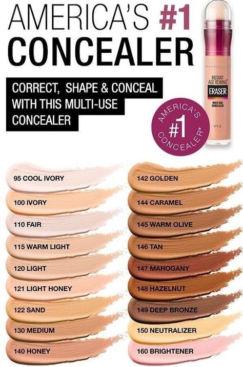 Maybe Kline Concealer, Maybelline Age Rewind Concealer Contour, Instant Eraser Concealer, Maybe Line Concealer, How To Know Your Concealer Shade, Maybelline Age Rewind Concealer Swatches, How To Find Your Concealer Shade, Age Rewind Concealer Swatches, Maybelline Concealer Shades