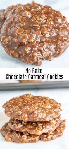 Top Of The Stove Cookies, Stove Top Cookies, No Bake Chocolate Oatmeal Cookies, No Bake Cookie Recipe, Chewy Oatmeal Cookies Recipe, Healthy No Bake Cookies, Oatmeal No Bake Cookies, Oat Cookie Recipe, Easy No Bake Cookies