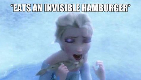 THAT WOULD BE AN INVISIBLE SANDWICH YOU UNCULTURED SWINE!!!!!!!<<<< dude just let it go << pinning for all the comments Frozen Funny, Frozen Memes, I Understood That Reference, Funny Disney Memes, Memes Hilarious, Disney Memes, Disney Funny, Disney Fun, Film Serie