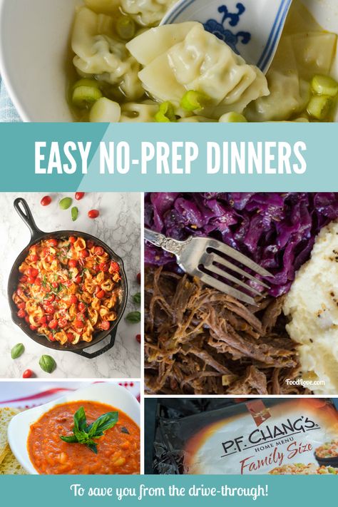 5 easy no-prep meals for back-to-school weeknight dinner.  These are just like take-out but healthy food and fast prep meals.  With 5 choices you can cover every night this week.  #easyrecipe #noprepdinner #quickdinner #backtoschool #momhacks #foodlove #familyfreshmeals #dinnerrecipes No Prep Dinner, Prep Dinners, Easy Pot Roast, How To Cook Orzo, Favorite Pasta Recipes, Prep Meals, Family Fresh Meals, Easy Eat, Cooking For A Crowd