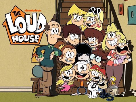 Loud House Sisters, Monochrome Background, Loud House Characters, Nickelodeon Cartoons, The Loud House, Loud House, Old Cartoons, Home Wallpaper, Family Pictures