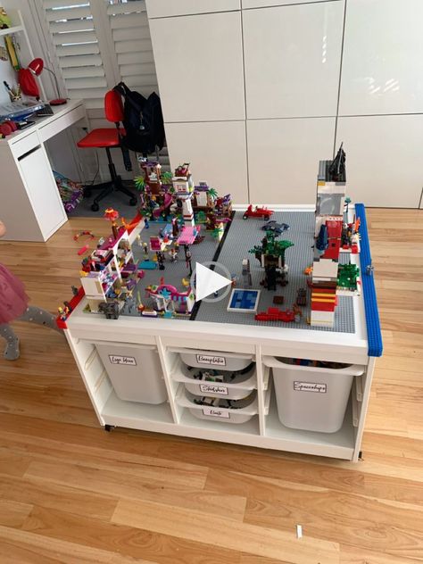 ✓✓✓basement design ideas, basement ideas acnh, basement ideas bedroom Ikea Trofast Lego, Trofast Lego Table, Kallax Lego, Trofast Lego, Ikea Lego Table, Lego Play Table, Lego Room Ideas, Table Lego, Lego Table Ikea