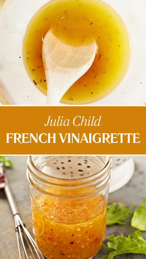 Julia Child French Vinaigrette Julia Child Salad Dressing, Julia Childs French Vinaigrette, Tangy Vinaigrette Salad Dressings, Julia Child Vinaigrette, Julia Childs Vinaigrette, Easy French Vinegrette, Salads With Red Wine Vinegar, Easy Vinegarette Recipe, Simple Vinegrette Recipes