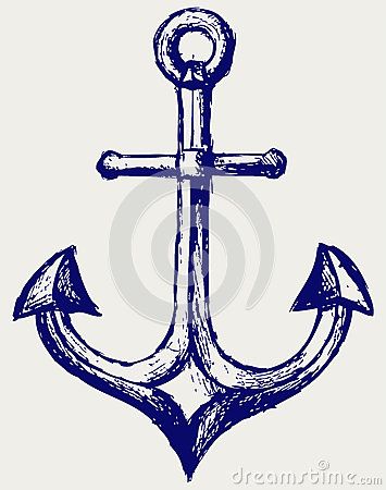 Anchor Sketch - Download From Over 24 Million High Quality Stock Photos, Images, Vectors. Sign up for FREE today. Image: 26513776 Anchor Sketch, Anchor Drawings, Anchor Pictures, Hipster Tattoo, Anker Tattoo, Anchor Tattoos, Anchor Tattoo, Mermaid Under The Sea, Doodle Designs