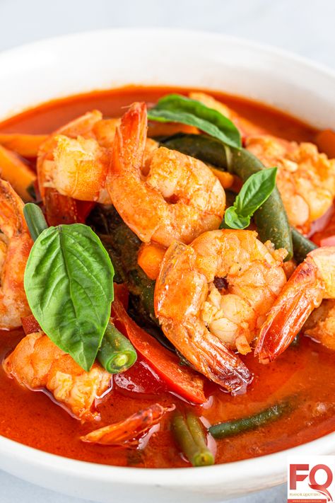 Thai Prawn Red Curry - Flavor Quotient Thai Prawn Curry, Thai Curry Recipe, Prawn Curry Recipe, Red Thai Curry, Thai Curry Recipes, Red Curry Sauce, Red Thai, Prawn Curry, Ground Chicken Recipes