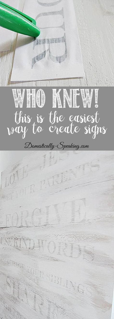 Who Knew!!! This is the EASIEST way to make signs - Anyone can do this!!! Family Rules Sign, Family Rules, Diy Wood Signs, Pallet Crafts, Pallet Signs, Diy Signs, Create Sign, Diy Projects To Try, A Sign