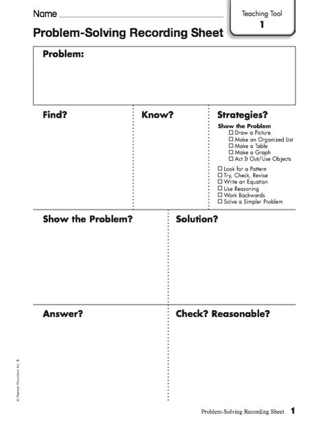 Problem Solving Template Ajilbabcom Portal Graphic Organizers Templates, Problem Solving Template, Word Problem Strategies, Graphic Organizer Template, Math Sheets, Marketing Real Estate, Math Graphic Organizers, Math Problem, Math Problem Solving