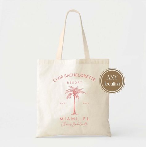 Miami Bachelorette Gift Bags, Bachelorette Wellness Weekend, Cabo Bachelorette Theme, Miami Beach Bachelorette Party, Bachelorette Bags, Bachelorette Hangover Kit, Bachelorette Tote Bags, Club Bachelorette, Bachelorette Gift Bags