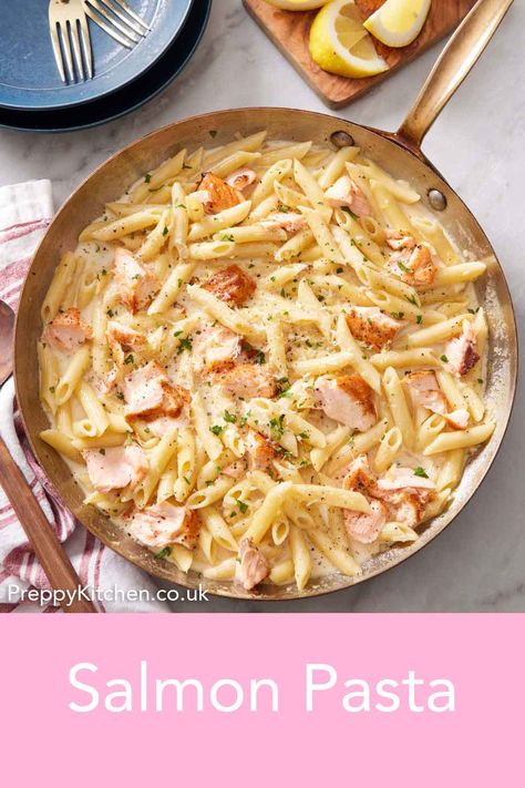 Try this creamy Salmon Pasta recipe for your next quick and delicious dinner option! With fresh salmon, a garlic-infused sauce, and perfectly cooked pasta, you can whip up a simple yet satisfying meal in no time.