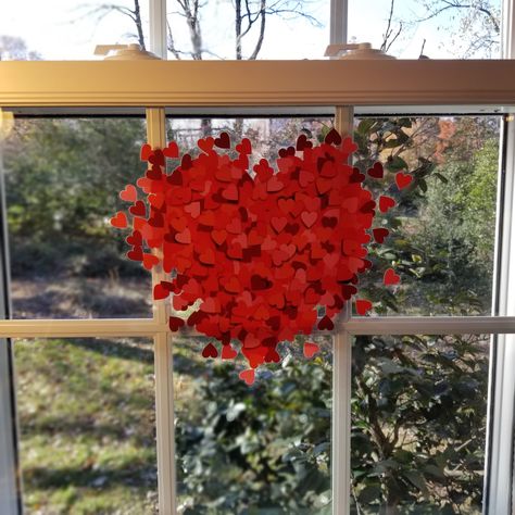 Love is in the air at Window Flake HQ! Our best selling heart of hearts decal is back this year, and we are stoked to get it to you in time for February 14th! #happyvalentinesday #valentinesdecor #valentinesday #valentinesdecal #windowflakes #windowclings Valentines Window Display, Wedding Window, Heart Decals, Diy Valentines Decorations, Window Cling, My Funny Valentine, Window Clings, Valentine Day Crafts, Heart Decorations