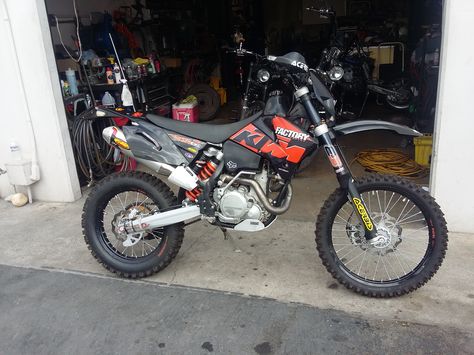 2007 KTM 525 exc. built by Jeff Paige @ Kustoms so.cal. Ktm 525 Exc, So Cal, Dirt Bikes, Bmx, Bike