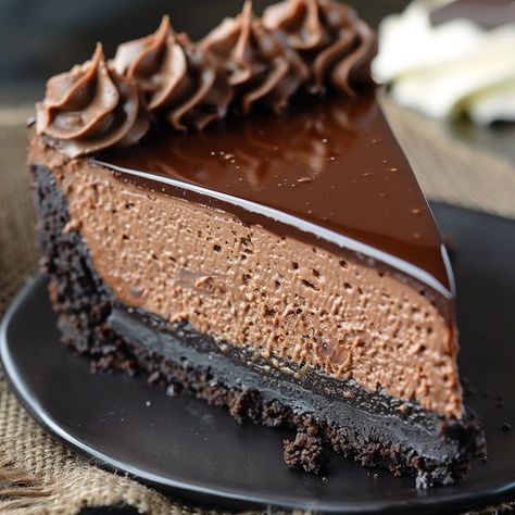 TastyLara Dubai Chocolate Cheesecake, Oreo Cheesecake With Chocolate Ganache, Summer Cheesecake Recipes, Summer Cheesecake, Triple Chocolate Cheesecake With Oreo Crust, Strawberry Sugar Cookies, Chocolate Covered Strawberry Recipe, Alcoholic Desserts, Chocolate Dreams