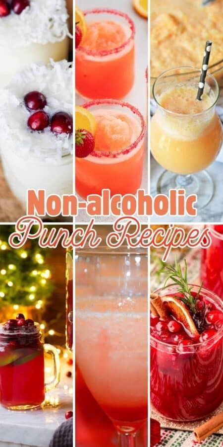 Whether you're hosting a holiday party or a summer BBQ, these festive non alcoholic punch recipes will bring a splash of fun. They're colorful, delicious, and perfect for guests of all ages! Yummy Punch Recipes Non Alcoholic, Non Alcoholic Party Punch Recipes, Easy Non Alcoholic Punch Recipes, Virgin Punch Recipes Parties, Juice For Party Non Alcoholic, Non Alcoholic Punches For Parties, 7up Drinks Non Alcoholic, Slushy Punch Recipes Non Alcoholic, Fun Party Drinks Non Alcoholic