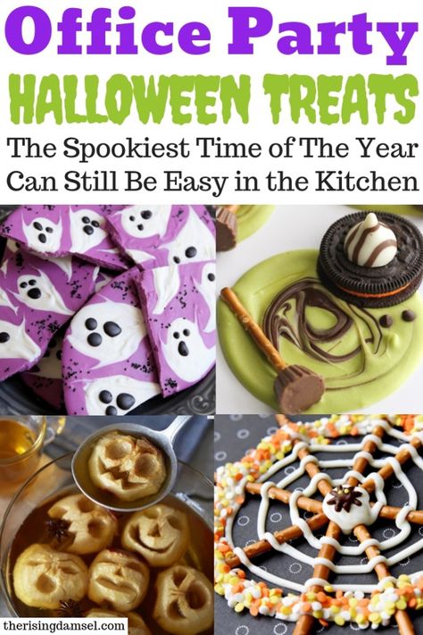 Office Party Halloween Treats! The Spookiest Time of The Year Can Still be Easy in the Kitchen. The Rising Damsel Treats For Coworkers, Easy To Make Food, Pumpkin Platter, Easy Halloween Treats, Creepy Halloween Party, Halloween Office Party, Scary Party, Halloween Office, Easy To Make Appetizers