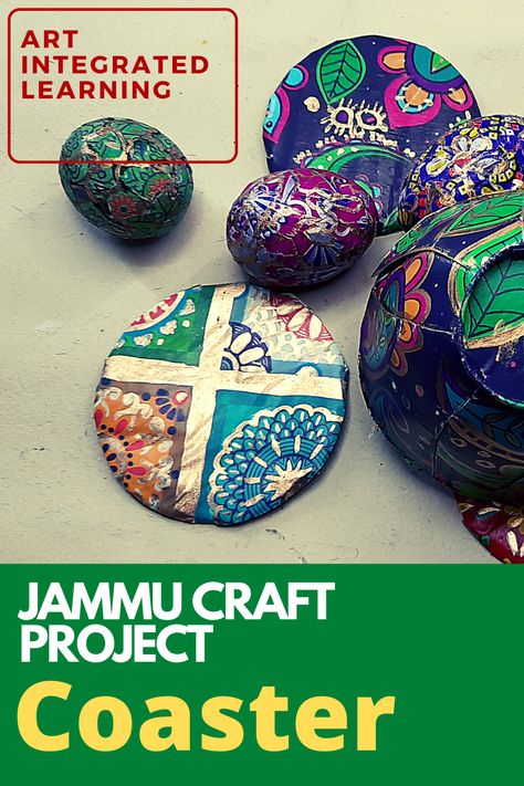 Jammu & Kashmir Art integrated project - This art-integrated activity is to create the Paper craftwork from Jammu and Kashmir - Maths, Social Science and English Art Integrated Project English Art Integrated Project, Art Integration Project, Art Integrated Project, Social Project, Integrated Learning, Jammu Kashmir, Arts Integration, Social Projects, Science Notes