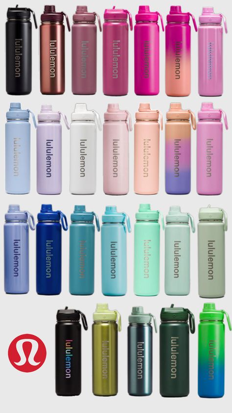 Water Bottels, Aesthetic Lululemon, Lululemon Clothes, Lululemon Aesthetic, Clothes Lululemon, Pilates Princess Aesthetic, Aesthetic Pilates, Customised Water Bottles, Aesthetic Workout