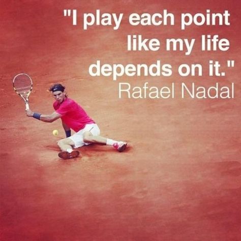 Rafael Nadal Tennis Quotes Inspirational. QuotesGram Inspirational Tennis Quotes, Monica Puig, Nadal Tennis, Tennis Quotes, Tennis Legends, Tennis Life, Tennis Tips, Manny Pacquiao, Tennis Fan