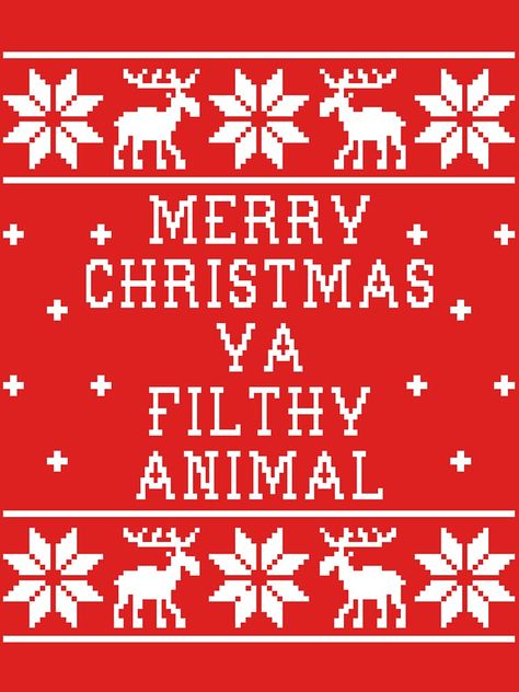 Merry Christmas Ya Filthy Animal Wallpaper, Merry Christmas Ya Filthy Animal Svg, Merry Christmas You Filthy Animal, Xmas Moodboard, Collage Images, Christmas Windows, Merry Christmas Ya Filthy Animal, Ya Filthy Animal, Office Door