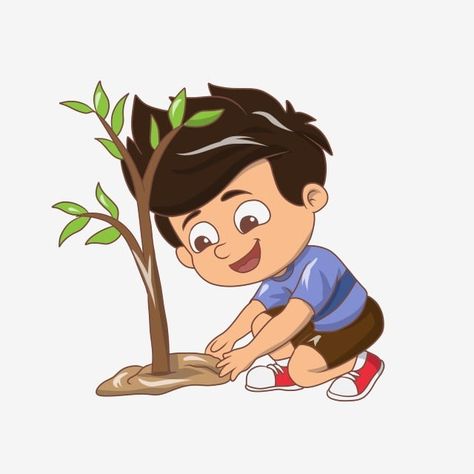 Double Wallpaper, Video Wallpapers, Plant Cartoon, Wallpaper Video, Arbor Day, Planting Trees, School Wall Art, Baby Boy Scrapbook, Basic Drawing