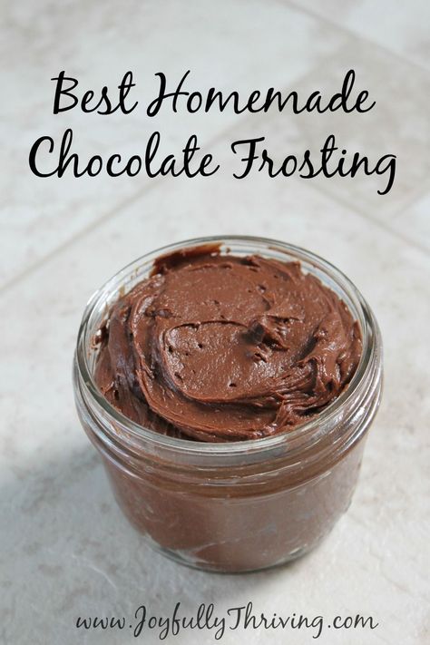 Recipe Image Cupcake Creme, Chocolate Frosting Recipe, Homemade Chocolate Frosting, Easy Frosting, Frosting Recipes Easy, Chocolate Frosting Recipes, Homemade Frosting, Mom's Birthday, Chocolate Butter