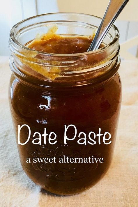 Date Paste Recipes, Date Recipes Healthy, Date Paste, Recipes For Desserts, Paste Recipe, Date Recipes, Healthy Sugar, Health Desserts, Sugar Substitute