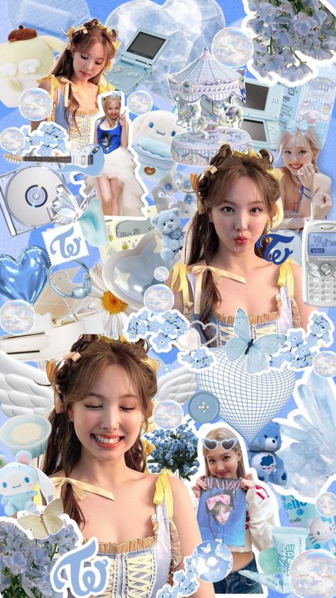 Kpop Fan Wallpaper, Kpop Screensavers, Girlies Wallpaper, Cute Kpop Wallpaper, Galaxy Flip Wallpaper, Flip Wallpaper, Fan Behavior, Kpop Collage, Nayeon Pop