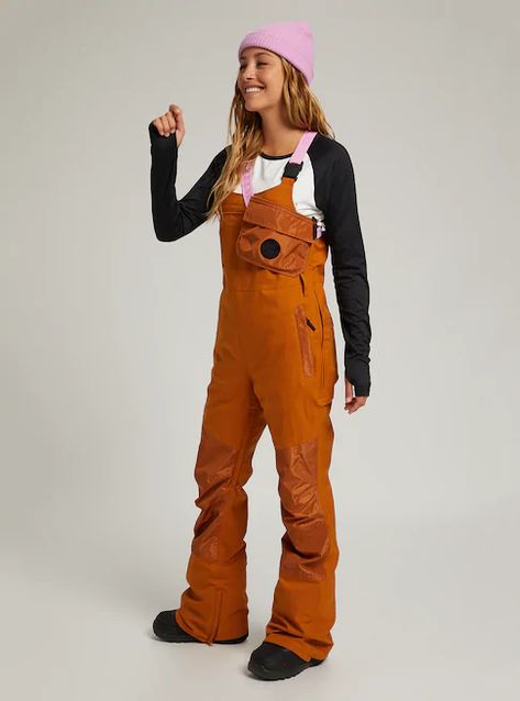 Ski Jacket Outfit, Snowboarding Outfit Women's, Snowboard Overalls, Outfit Ski, Snow Overalls, Snowboard Bibs, Brown Pants Outfit, Snow Pants Women's, Down Suit