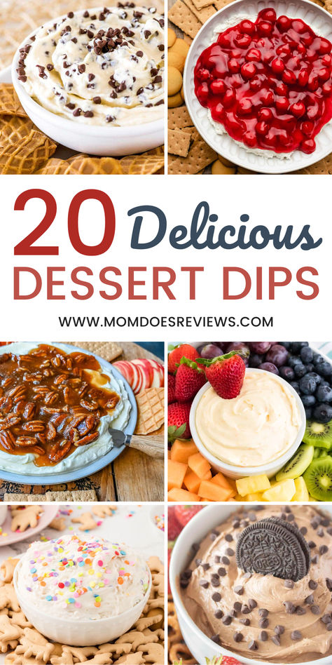 20 Delicious Dessert Dip Recipes - Mom Does Reviews Dairy Free Dessert Dip Recipes, Thanksgiving Dessert Dip Recipes, Protein Dessert Dip, Marshmallow Cream Dip, Mexican Dessert Dip, Fruit Dessert Dip, Cookie Dough Dip Without Cream Cheese, Sweet Holiday Dips, Dessert Dip Board Ideas