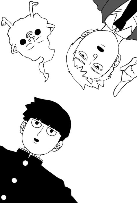 Mob Physco 100 Manga, Shigeo Kageyama, Iphone Wallpaper Vsco, Mob Physco 100, Collage Poster, Bleach Anime, Phone Themes, Anime Inspired, Character Illustration