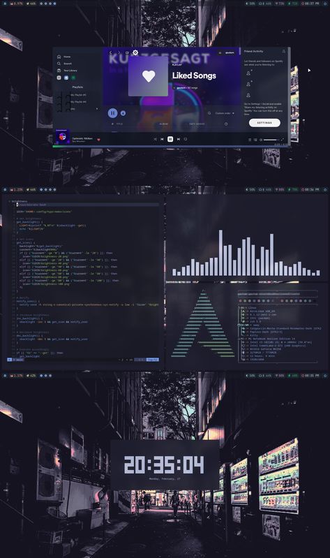 Linux Aesthetic, Linux Rice, Linux Laptop, Desktop Environment, Desktop Themes, Learn Computer Coding, Desktop Setup, Computer Coding, Computer Art