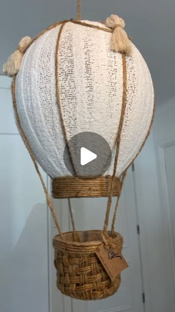 Paper Lantern Hot Air Balloon Diy, Diy Hot Air Balloon Decor, Hot Air Balloon Decorations Diy, Make A Hot Air Balloon, Mini Hot Air Balloon, Diy Hot Air Balloon, Hot Air Balloon Nursery Decor, Hot Air Balloon Mobile, Hot Air Balloon Theme