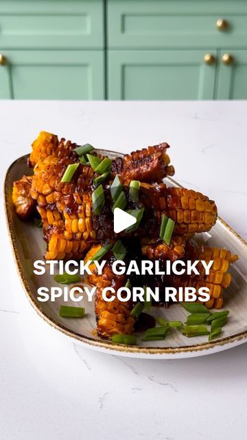 Vegan Recipes Asian, Monsoon Food, Ayushi Gupta, Corn Ribs, Crispy Corn, Spicy Corn, Savory Sauce, Corn Recipes, Corn On Cob