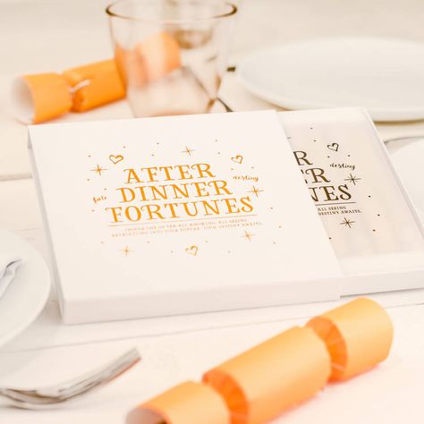 After Dinner Fortunes Dinner Party Gift Party Gift Ideas For Guests, Gift Ideas For Guests, Dinner Party Favors, Wedding Table Games, Dinner Party Gifts, Party Gift Ideas, Dinner Party Games, Perfect Dinner Party, Wedding Advice Cards