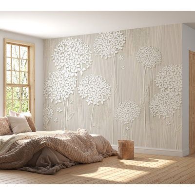 Peel & Stick Wall MuralsTransform your walls into a blooming paradise with our Floral Botanical Wall Murals! These stunning murals feature exquisite floral designs that will add a touch of natural beauty to any room in your home. Self-adhesive Wall Murals are easy to install and saves you both time and money. The vibrant colors and intricate details of the floral designs will bring life and energy to your space, creating a calming and inviting atmosphere that will delight you and your guests. Yo Wallpaper In Small Spaces, Wallpaper Backgrounds For Office Wall, Wallpapers Living Room, Wallpaper Murals Statement Wall Bedroom, Wall Peel And Stick, Accent Bedroom Wall Ideas Easy Diy, Leaf Wallpaper Bathroom, Salon Wall Mural, Nature Wallpaper For Bedroom