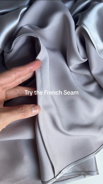 French Seam, Sewing Skills, Tidy Up, Touch Of Class, Sewing Hacks, Sewing Tutorials, Stitching, Sewing, Fashion Design