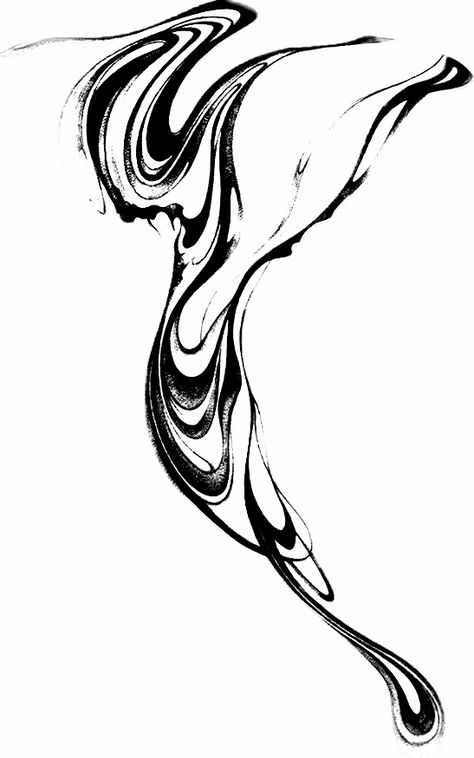 Water Swirl Tattoo, Wavy Abstract Tattoo, Wavy Lines Tattoo, Squiggly Line Tattoo Swirls, Trippy Swirl Tattoo, Tattoo Shadow, Swirly Tattoo, Arm Tats, Water Drip