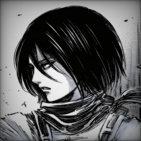 Aot Mikasa, Dark Edit, This Is The End, Anime Pins, Random Cool Stuff, Mikasa Ackerman, Manga Icon, Anime Cartoon, Anime Pfp