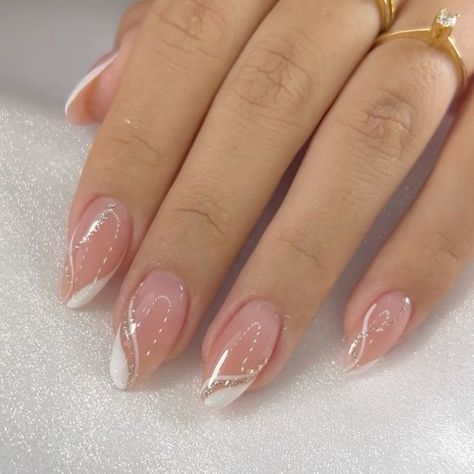 Nails Manicure Nail Designs, Formal Nails, Subtle Nails, Simple Gel Nails, Cute Gel Nails, Bridal Nails, Prom Nails, Xmas Nails, Fall Nail