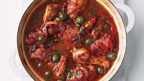 Spanish-Style Chicken Orzo Recipe, Orzo Recipes, Chicken Cacciatore, Bbc Good Food, Think Food, Chicken Stew, Bbc Good Food Recipes, Chicken Pasta, Orzo