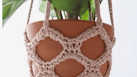 10 Crochet Plant Holder Patterns - Fun Crochet Patterns Hanging Pot Crochet Pattern, Hanging Plant Holder Crochet, Crochet Hanging Plant Holder Pattern, Crochet Animal Plant Hanger, Crochet Planters Free Pattern, Crochet Plant Pot Holder, Crochet Plant Holders Free Pattern, Crochet Plant Hanger Pattern Free, Crochet Hanging Plant Holder