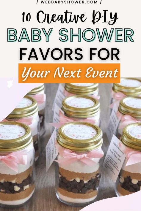 Impress your guests with these 10 creative DIY baby shower favors, each one designed to make a lasting impression on your loved ones. With these delightful keepsakes in hand, your guests will always remember how special they were at your celebration. Let's explore the world of creative DIY baby shower favors together! Twin Baby Shower Favors, Winter Baby Shower Party Favors, Mason Jar Baby Shower Ideas, Diy Baby Shower Favors For Guests, Party Favors Baby Shower Girl, Simple Baby Shower Favors, Baby Shower Take Home Favors, Baby Shower Crafts For Guests, Winter Baby Shower Favors