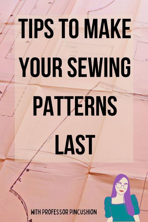 How to make your sewing patterns last Making Sewing Patterns, Sewing Pattern Pieces, Pattern Making Tutorial, Intermediate Knitting Patterns, Advanced Knitting, Sewing Machine Projects, Pattern Hack, Creative Sewing, Sewing 101